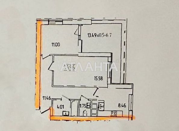 2-кімнатна квартира за адресою вул. Краснова (площа 62 м²) - Atlanta.ua - фото 9