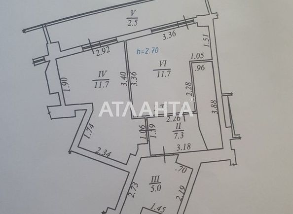 3-кімнатна квартира за адресою Липинського В. Вул. (площа 77 м²) - Atlanta.ua - фото 6