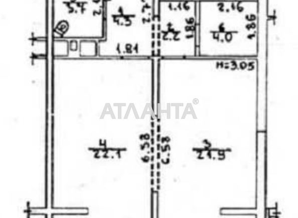 2-rooms apartment apartment by the address st. Literaturnaya (area 58 m²) - Atlanta.ua - photo 10