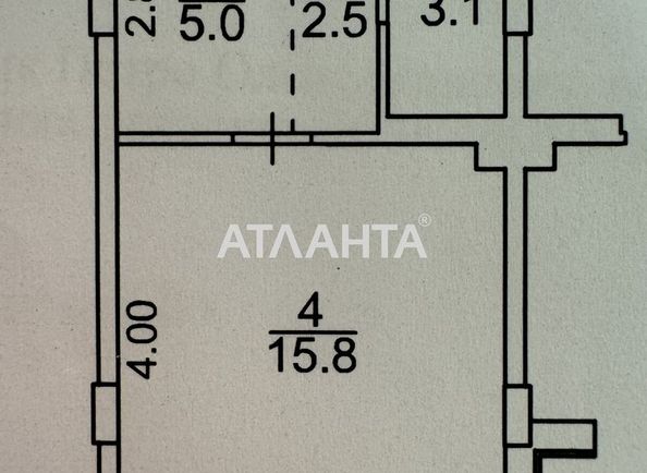 1-комнатная квартира по адресу ул. Бочарова ген. (площадь 26,4 м²) - Atlanta.ua - фото 15