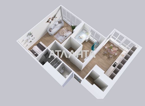 2-комнатная квартира по адресу ул. Машиностроительная (площадь 66,5 м²) - Atlanta.ua - фото 29