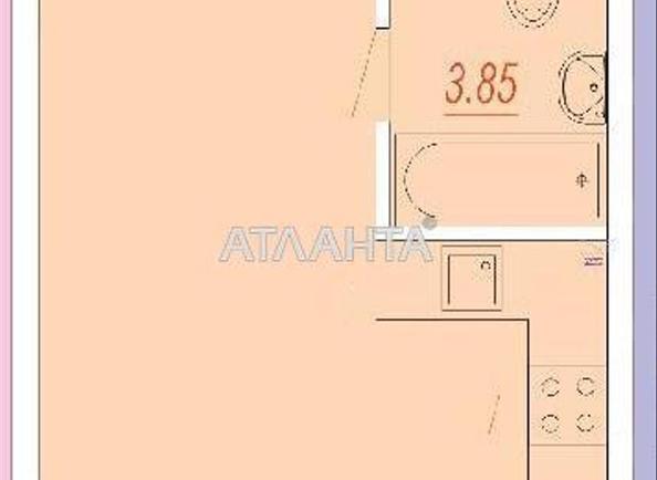 1-room apartment apartment by the address st. Stepovaya (area 18,7 m²) - Atlanta.ua - photo 13
