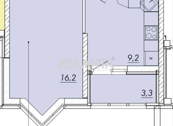 1-кімнатна квартира за адресою Овідіопольська дор. (площа 40,1 м²) - Atlanta.ua - фото 8