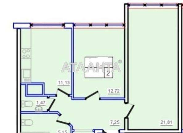 2-rooms apartment apartment by the address st. Zhemchuzhnaya (area 61 m²) - Atlanta.ua - photo 17