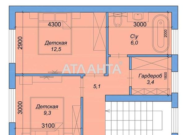 3-кімнатна квартира за адресою вул. Фруктова (площа 119 м²) - Atlanta.ua - фото 5