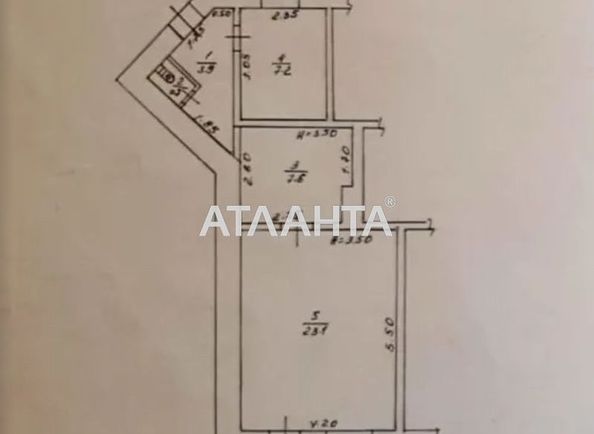1-комнатная квартира по адресу ул. Старопортофранковская (площадь 42,5 м²) - Atlanta.ua - фото 3