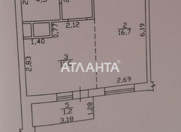 1-room apartment apartment by the address st. Mikhaylovskaya Industrialnaya (area 39 m²) - Atlanta.ua - photo 4