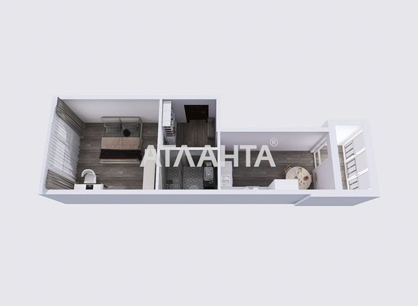 1-комнатная квартира по адресу ул. Оптимистическая (площадь 43,5 м²) - Atlanta.ua - фото 28