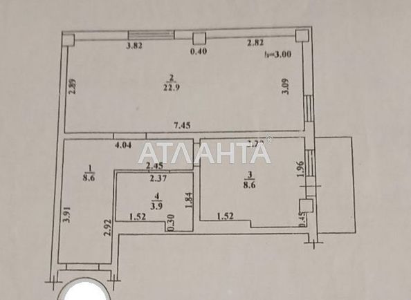 1-комнатная квартира по адресу ул. Грушевского Михаила (площадь 45,1 м²) - Atlanta.ua - фото 6