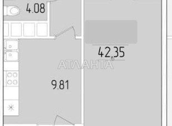 1-комнатная квартира по адресу ул. Краснова (площадь 42,4 м²) - Atlanta.ua - фото 15