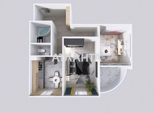 2-кімнатна квартира за адресою вул. Краснова (площа 61,3 м²) - Atlanta.ua - фото 15