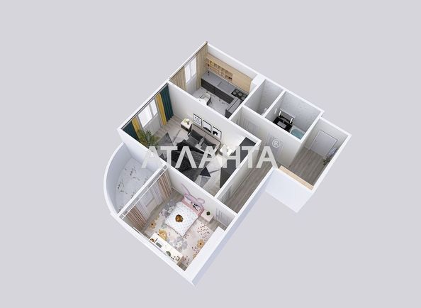 2-кімнатна квартира за адресою вул. Краснова (площа 61,3 м²) - Atlanta.ua - фото 16