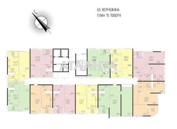 2-кімнатна квартира за адресою вул. Краснова (площа 60,4 м²) - Atlanta.ua - фото 5