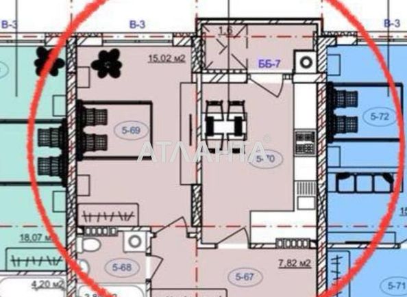 1-кімнатна квартира за адресою вул. Угорська (площа 42 м²) - Atlanta.ua - фото 7