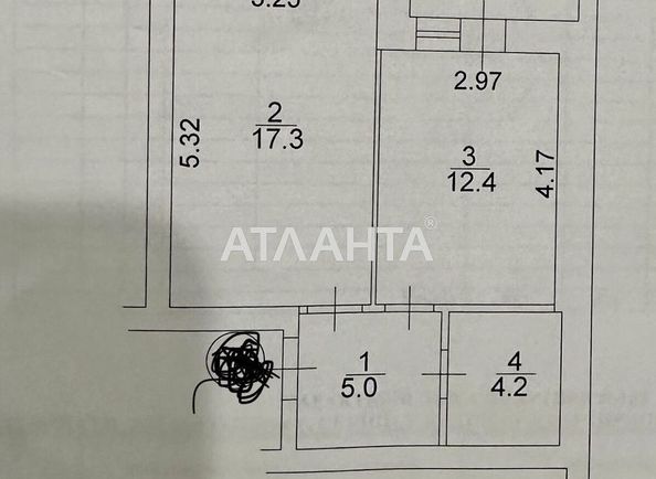 1-кімнатна квартира за адресою вул. Відродження (площа 40,7 м²) - Atlanta.ua - фото 16