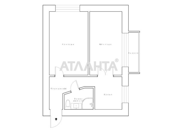 2-rooms apartment apartment by the address st. Sortirovochnaya 1 ya (area 41 m²) - Atlanta.ua - photo 25