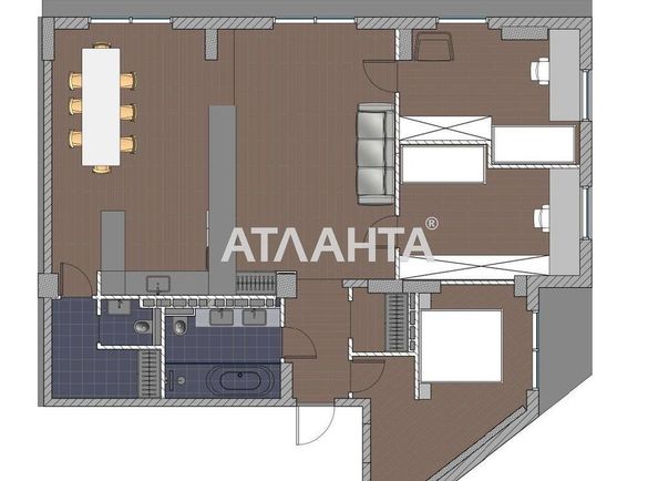 3-комнатная квартира по адресу Шевченко пр. (площадь 135,4 м²) - Atlanta.ua - фото 23