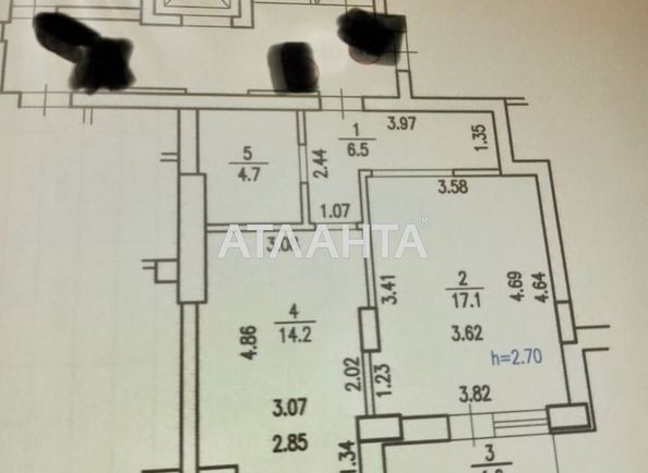 1-room apartment apartment by the address st. Lennona Dzh ul (area 44 m²) - Atlanta.ua - photo 10