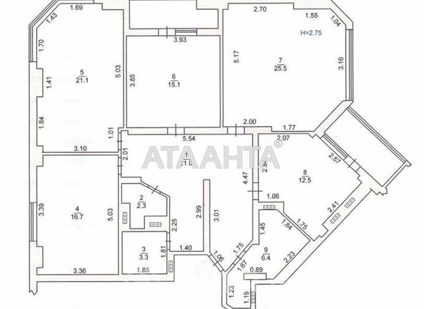 4+-rooms apartment apartment by the address st. Parusnaya Geroev Stalingrada (area 132,2 m²) - Atlanta.ua - photo 4