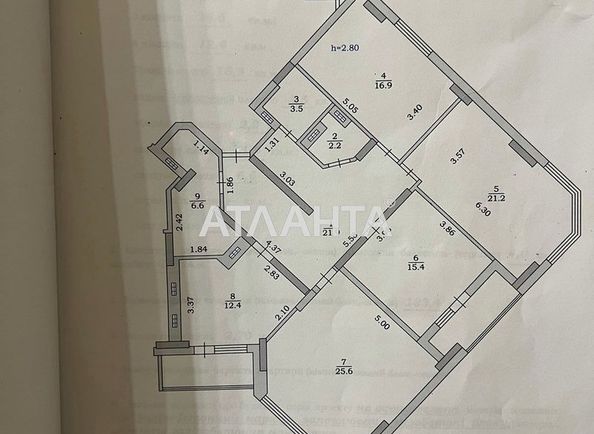 4+-rooms apartment apartment by the address st. Parusnaya Geroev Stalingrada (area 133 m²) - Atlanta.ua - photo 4