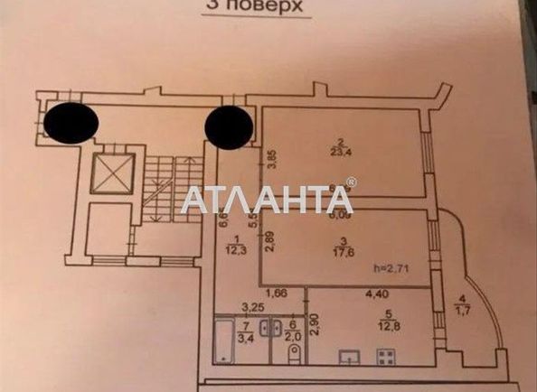 2-кімнатна квартира за адресою вул. Демнянська (площа 73,2 м²) - Atlanta.ua - фото 7