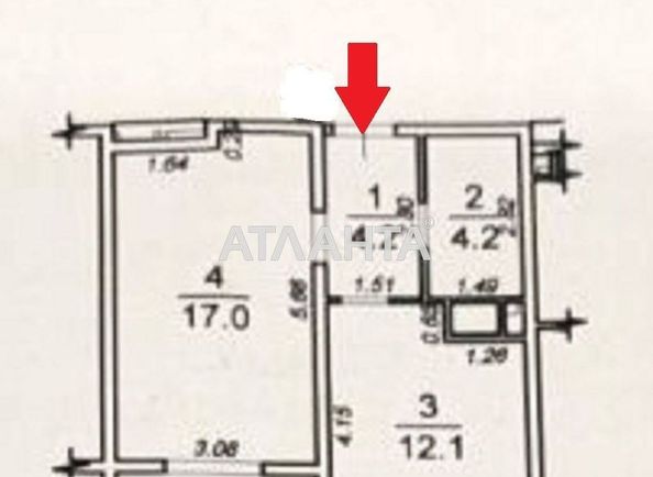 1-кімнатна квартира за адресою вул. Перлинна (площа 41,1 м²) - Atlanta.ua - фото 15