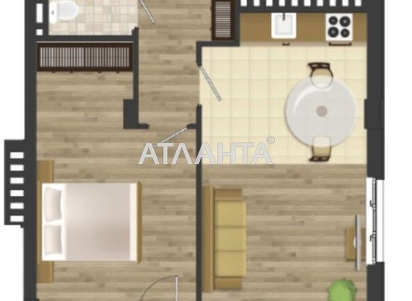 2-rooms apartment apartment by the address st. Nikolaevskaya (area 60 m²) - Atlanta.ua - photo 3