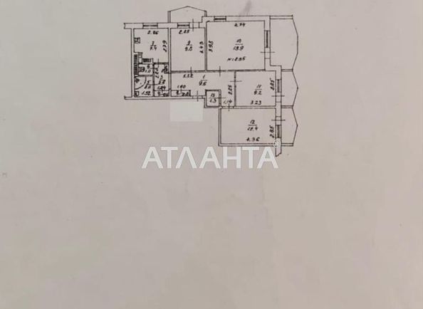 Багатокімнатна квартира за адресою вул. Бочарова ген. (площа 85,0 м²) - Atlanta.ua - фото 4