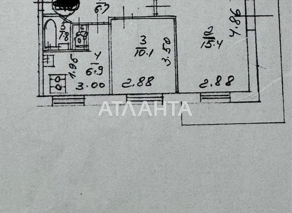2-кімнатна квартира за адресою вул. Івасюка Володимира пр-т (площа 46 м²) - Atlanta.ua - фото 26