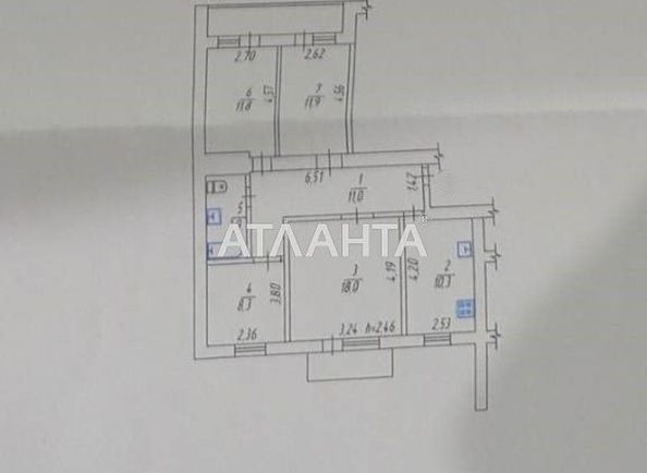 Багатокімнатна квартира за адресою вул. Хмельницьке шосе (площа 82 м²) - Atlanta.ua - фото 12