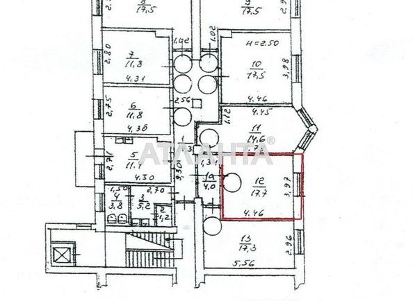 Room in dormitory apartment by the address st. Zholio kyuri (area 17,7 m²) - Atlanta.ua - photo 12