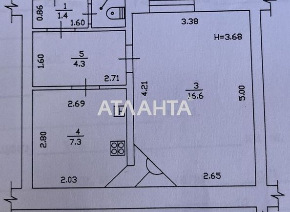 1-room apartment apartment by the address st. Osipova (area 31 m²) - Atlanta.ua - photo 12