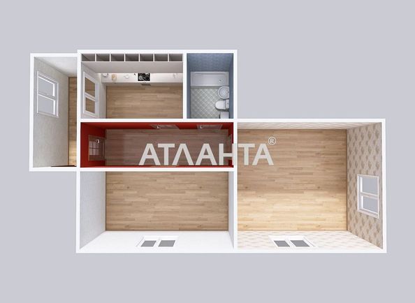 House by the address st. Muskatnaya Kosmodemyanskoy (area 53 m²) - Atlanta.ua - photo 19