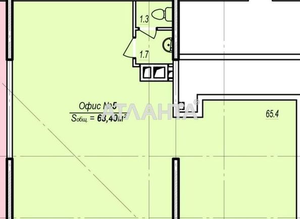 Комерційна нерухомість за адресою вул. Жаботинського (площа 68,8 м²) - Atlanta.ua