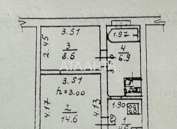 2-комнатная квартира по адресу ул. Хмельницкого Богдана (площадь 35,6 м²) - Atlanta.ua - фото 9