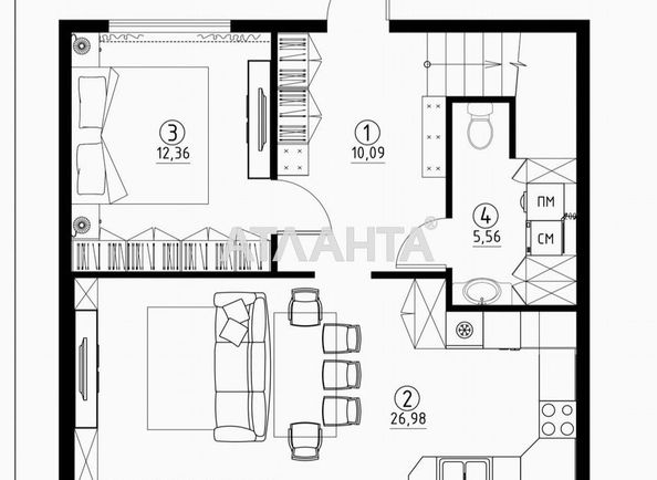 Будинок за адресою вул. Берегова (площа 125 м²) - Atlanta.ua - фото 9
