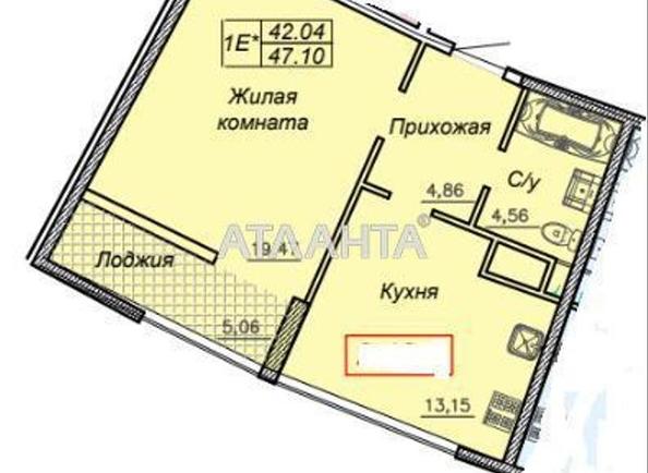 2-кімнатна квартира за адресою вул. Каманіна (площа 47,5 м²) - Atlanta.ua - фото 14