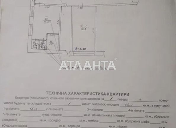 1-кімнатна квартира за адресою вул. Шевченка (площа 17 м²) - Atlanta.ua - фото 7