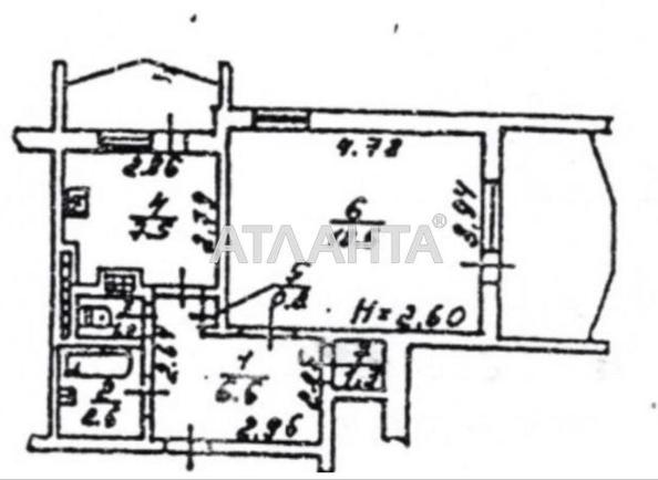 1-комнатная квартира по адресу ул. Бочарова ген. (площадь 43,1 м²) - Atlanta.ua - фото 21
