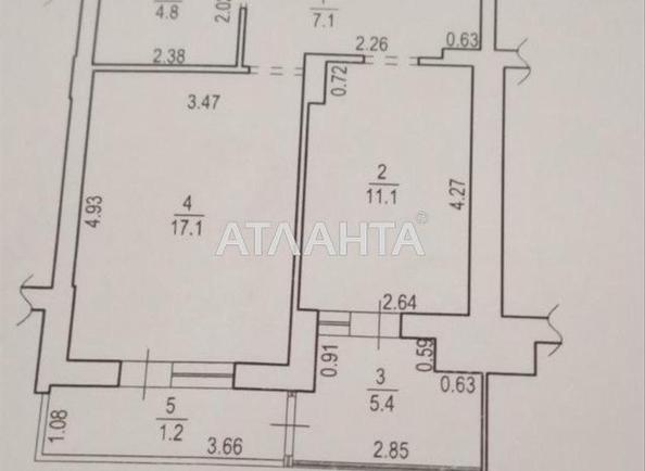 1-room apartment apartment by the address st. Zelenaya (area 46,7 m²) - photo 16 1-room apartment apartment by the address st. Zelenaya (area 46,7 m²) - Atlanta.ua - photo 16