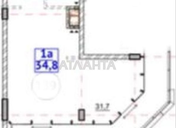 2-комнатная квартира по адресу ул. Большая арнаутская (площадь 34,8 м²) - Atlanta.ua