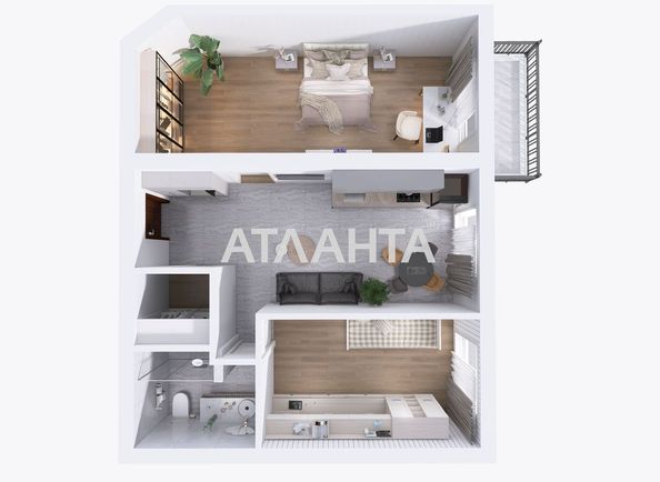 2-кімнатна квартира за адресою вул. Орлика Пилипа (площа 58 м²) - Atlanta.ua - фото 24