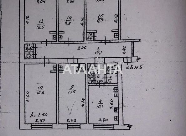 Room in dormitory apartment by the address st. Petrova gen (area 13,5 m²) - Atlanta.ua - photo 8