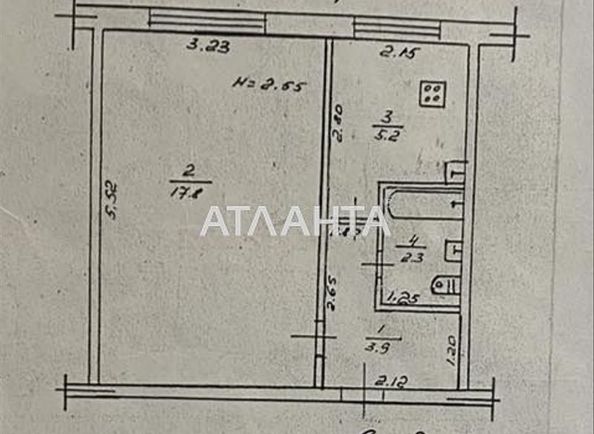 1-room apartment apartment by the address st. Oystrakha Davida Zatonskogo (area 29,2 m²) - Atlanta.ua - photo 12