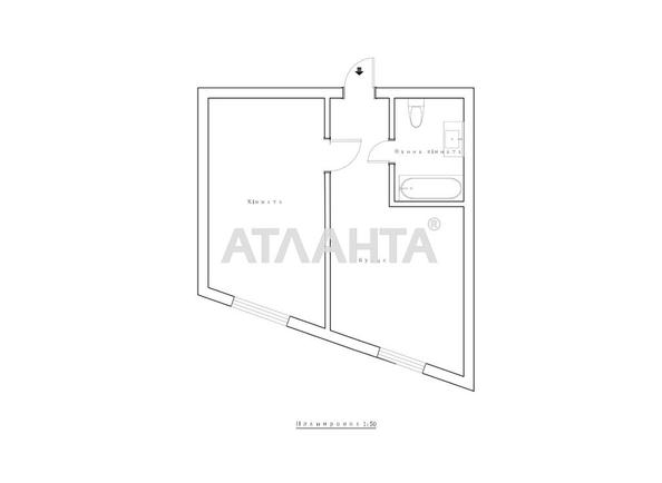 1-кімнатна квартира за адресою вул. Дмитра Луценка (площа 27,5 м²) - Atlanta.ua - фото 16