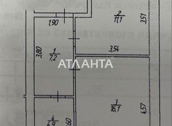 1-кімнатна квартира за адресою вул. Данила Нечая (площа 39,3 м²) - Atlanta.ua - фото 9