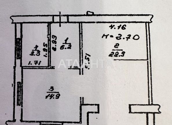 1-room apartment apartment by the address st. Parkovaya (area 51,3 m²) - Atlanta.ua - photo 29