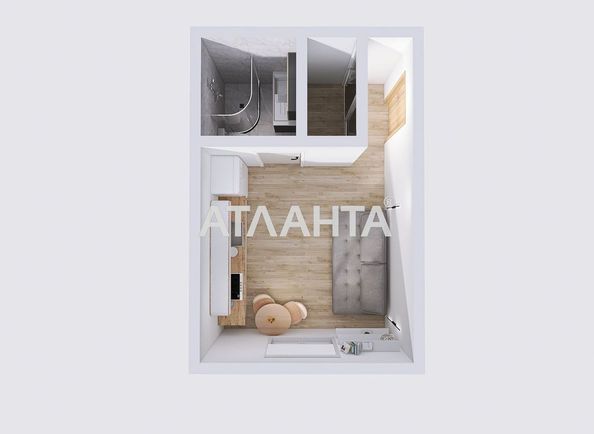 1-room apartment apartment by the address st. Korolenko (area 23 m²) - Atlanta.ua - photo 12