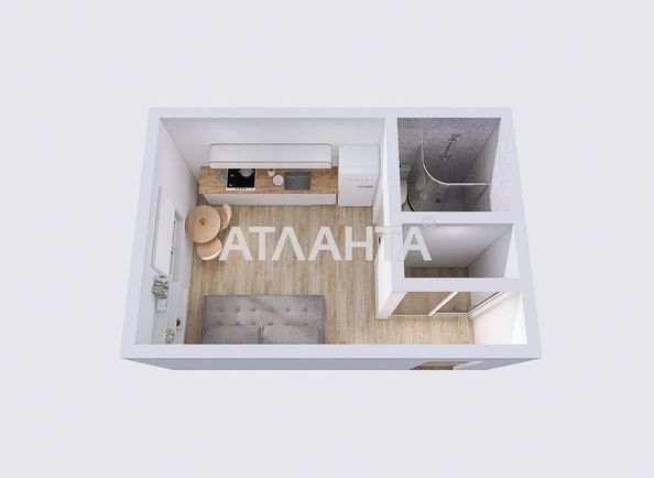 1-room apartment apartment by the address st. Korolenko (area 23 m²) - Atlanta.ua - photo 16