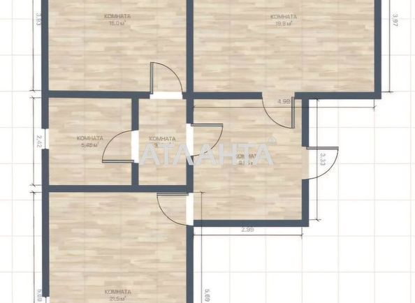 3-rooms apartment apartment by the address st. Korolenko (area 75 m²) - Atlanta.ua - photo 12